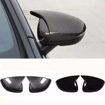 2 шт./компл., автомобильные рожки, крышка зеркала заднего вида для Mercedes Benz A Class CLA W177 C118-крышка зеркала с левым рулем Check second picture-Left чёрный