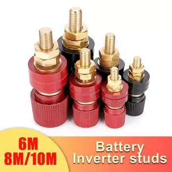 2 шт./компл. автомобильный M6 M8 M10 латунный штифт премиум-класса удаленный аккумуляторный соединительный пост сменный комплект клемм автомобильные аксессуары