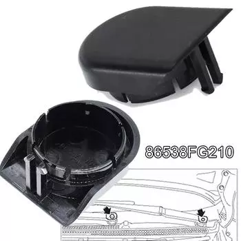 2 шт./компл., автомобильный передний рычаг стеклоочистителя, болт, гайка, крышка для 6 GH 5 CX-5 CX-7 RX8 CX-9, антикоррозийный пластиковый корпус