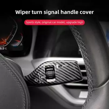 2 шт./компл. автомобильный руль переключатель фар крышка управления стеклоочистителя переключатель отделка аксессуары для BMW 1 2 3 4 5 7 серии For Car