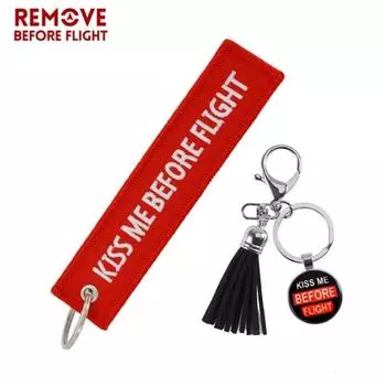 2 шт./компл., брелок «Удалить перед полетом», «Поцелуй меня перед полетом», авиационные подарки 2pcs
