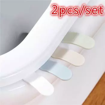 2 шт./компл. чехлы на сиденья для унитаза, подъемное устройство для подъема крышки, комод, аксессуары для ванной комнаты 2pcs&random
