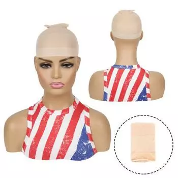 2 шт./компл., чехол для парика, высокоэластичная пленка для парика, вкладыш для парика, эластичный чулок, легко отличная шапка, сетка для косплея, аксессуары для волос чёрный