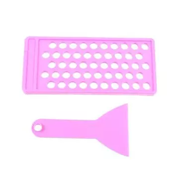 2 шт./компл. Diy бальзам для губ, блеск для губ, набор для крафта, лоток для заливки воска, набор скребков-шпателя