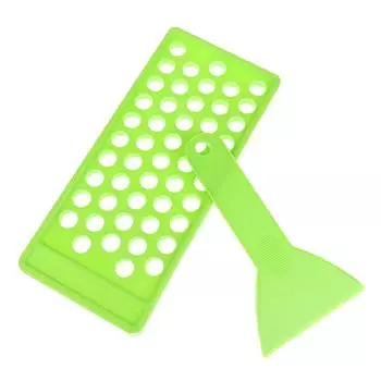 2 шт./компл. Diy бальзам для губ, блеск для губ, набор для крафта, лоток для заливки воска, набор скребков-шпателя 25*11cm зелёный