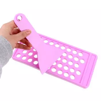 2 шт./компл. Diy бальзам для губ, блеск для губ, набор для крафта, лоток для заливки воска, набор скребков-шпателя