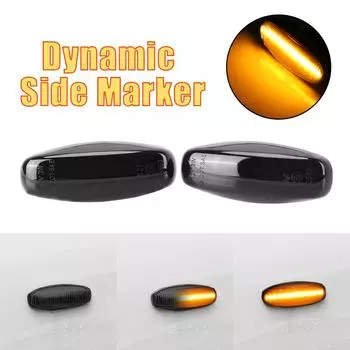2 шт./компл. для Toyota Vios Yaris 2014-2019 динамический указатель поворота, боковой габаритный фонарь, индикатор проточной воды, автомобильные аксессуары Steady