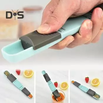 2 шт./компл. легкая кухонная мерная ложка, пластиковая долговечная сверхмощная мерная ложка