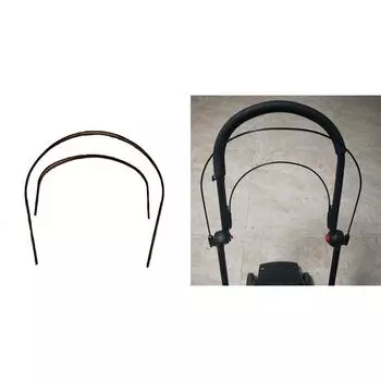 2 шт./компл. металлическая опорная рама для колясок Babyzen Yoyo Yoya Babytime Vovo, железная верхняя крышка для детской коляски, кронштейн для стойки A