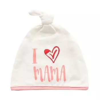 2 шт./компл., милая детская шапочка для новорожденных, хлопковая шапка «Папа-мама», эластичная детская шапка с буквенным принтом для девочек и мальчиков, шапка для новорожденных, аксессуары для младенцев, От 0 до 6 месяцев