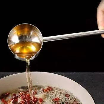 2 шт./компл. Многофункциональные ложки для соуса из нержавеющей стали 304, ложка для приправ и масла с длинной ручкой, совок для соуса для выпечки на кухне 2pcs