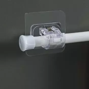 2 шт./компл. мощная вешалка для карниза для душа, несущая вешалка для штор прозрачный