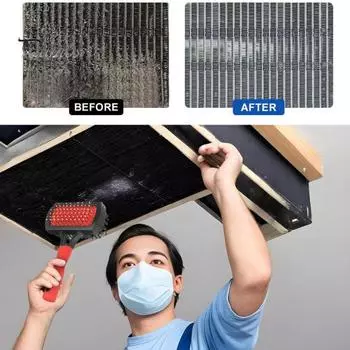 2 шт./компл. набор щеток для чистки змеевика кондиционера из нержавеющей стали, игольчатая щетка, плавник, расческа, выпрямитель, набор щеток для чистки HVAC красный