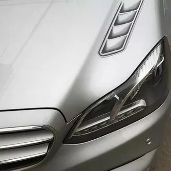 2 шт./компл. наклейки, нежные поддельные вентиляционные отверстия, хорошо сделанная отличительная передняя крышка для автомобиля