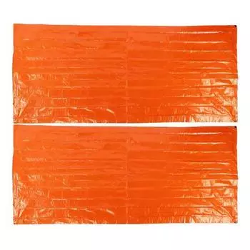 2 шт./компл. ПЭ алюминиевая пленка аварийный спальный мешок водонепроницаемый тепловой спальный мешок для кемпинга