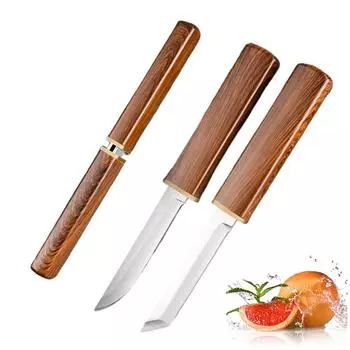 2 шт./компл., пластиковая ручка, нож для фруктов, складной нож, нож для мяса, мясник, измельчитель