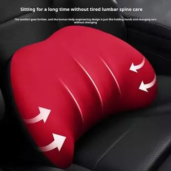 2 шт./компл. подушка для подголовника из пены с эффектом памяти для автомобиля, эргономичная, дышащая, универсальная, для внедорожника, грузовика, автомобиля, облегчение боли в шее, подголовник, поясничная поддержка 1 Set серый