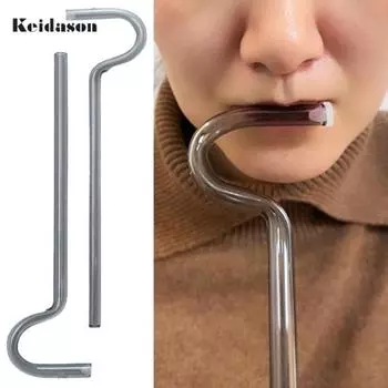 2 шт./компл. Полезные съемные пробки, легкие витражные стеклянные трубочки, против морщин на губах, кухонные принадлежности розовый