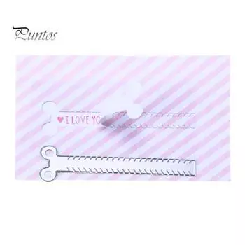 2 шт./компл. полоски, металлический трафарет, пресс-форма для резки для скрапбукинга, альбома «сделай сам»