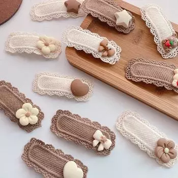 2 шт./компл., повязка на голову для девочки, заколки для волос, кавайные, принцесса, бант, звезда, кружево, заколки для волос, заколки для детей, детские аксессуары