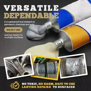 2 шт./компл. промышленная ремонтная паста, термостойкая паста для ремонта металла при холодной сварке A &;B Инструменты для нанесения клеевого геля 20G