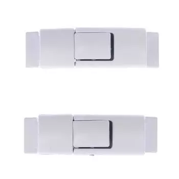2 шт./компл. пряжка для ленивых шнурков без замка, застежки для шнурков для обуви, фиксированный артефакт белый