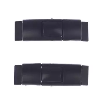 2 шт./компл. пряжка для ленивых шнурков без замка, застежки для шнурков для обуви, фиксированный артефакт чёрный