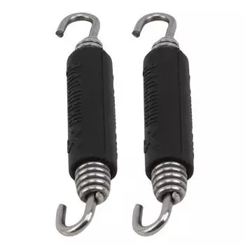 2 шт./компл. пружинные крючки из нержавеющей стали для мотоциклов, натяжные пружины, аксессуары для ремонта выхлопной трубы мотоцикла CHINA