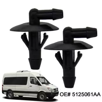 2 шт./компл., разъем для шланга омывателя лобового стекла автомобиля для Mercedes-Benz Dodge Freightliner Sprinter 2500 3500 MB100 MB140 авто