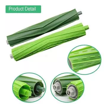 2 шт./компл. резиновые роликовые щетки, запасные части для iRobot Roomba i6 + i7 i7 Plus E5 E6 E7 I Series, аксессуары для роботов-пылесосов