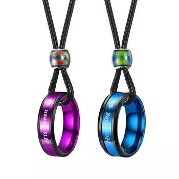 2 шт./компл. Романтическое парное ожерелье из нержавеющей стали с короной на годовщину свадьбы для женщин и мужчин, ожерелье с обещанием королевы, ювелирные изделия, подарки ручной работы 1