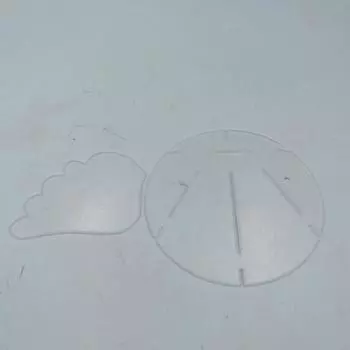 2 шт./компл. шаблон для шитья DIY акриловый сказочный швейный ангел-хранитель рождественский орнамент инструменты для рукоделия