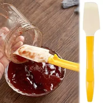 2 шт./компл., силиконовая лопаточка для выпечки крема, термостойкий антипригарный скребок для масла, мини-посуда для смешивания джема, торта, кухонные инструменты 2pcs