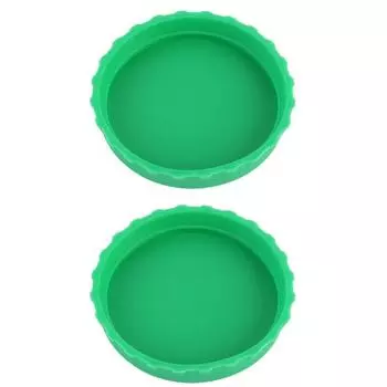 2 шт./компл., силиконовые банки для колы, не имеют запаха, герметичны, мягкий и долговечный, с резким запахом для дома зелёный