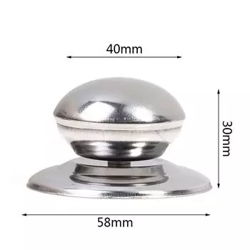 2 шт./компл. сменная крышка из нержавеющей стали, кнопка, кастрюля, стеклянная крышка, ручка 2pcs