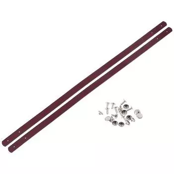 2 шт./компл., сменный ремешок из искусственной кожи для сумки со съемной ручкой, ремень вино красного