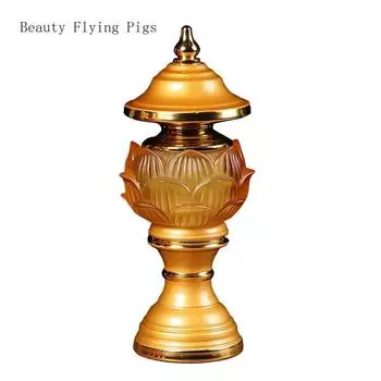 2 шт./компл. сплав имитация подсвечника лотоса красочный имитация подсвечника для буддийского зала утварь украшение дома