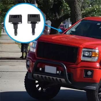 2 шт./компл. спринклер для переднего лобового стекла, профессиональный водонепроницаемый ABS, герметичный омыватель переднего лобового стекла