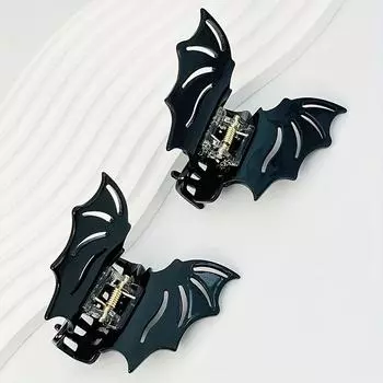 2 ШТ./КОМПЛ. Средняя заколка для волос «Летучая мышь» с уксусной кислотой, заколка в виде животного, головной убор для косплея на Хэллоуин, подходит для заколки «Лю Хай», праздничный ги