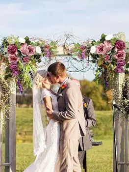 2 шт./компл., свадебные арки, цветы, цветочные подарки для свадебной арки, угловая цветочная композиция, искусственные розы, комбинированный шелковый пион для свадебных украшений белый