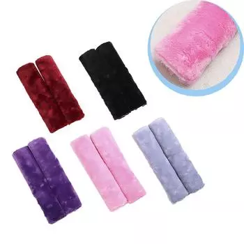 2 шт./компл., удобный чехол для ремня безопасности вождения, автомобильный Стайлинг, автомобильный ремень безопасности, плечевой ремень, аксессуары для интерьера, универсальная мягкая плюшевая наплечная подушка