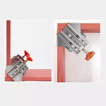 2 шт./компл. Угловые струбцины для деревообработки 90 градусов Прямоугольная струбцина с регулируемой поворотной губкой