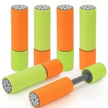 2 шт./компл. водяные пистолеты из пены EVA, пистолет для стрельбы, пушки, игрушки для детей, детская ванна, пляжные летние игрушки 2pcs