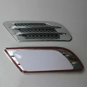 2 шт./компл. высококачественный автомобильный боковой воздушный поток вентиляционный клапан для крышки отверстия крыла впускная решетка воздуховод украшение ABS пластиковая наклейка