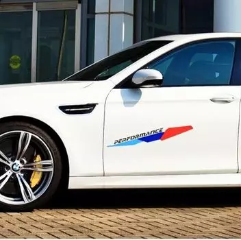 2 шт./компл. x Наклейка на капот фары автомобиля 28cm x 5cm белый