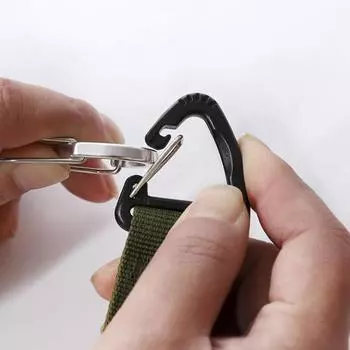 2 шт./компл. зажимы для сумок, двойные пряжки, ключи, нейлоновая лямка, полезный многоцелевой рюкзак для улицы