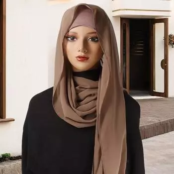 2 шт./компл. женский платок на голову в форме кружева, шляпа, однотонный цвет, этнический стиль, головной убор, аксессуары для активного отдыха One Size C