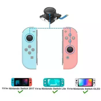 2 шт. Комплект для ремонта аналоговых джойстиков для Nintendo Switch