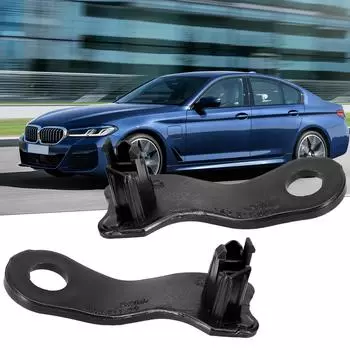 2 шт. комплект для ремонта фар передних фар автомобиля кронштейн зажим для BMW 5 серии E60 E61 03-2010 63126949633 63126949634 автозапчасти CHINA