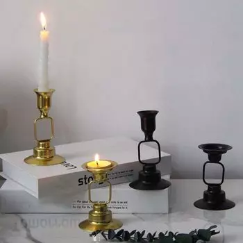 2 шт./комплект изысканная полая подставка для свечей уникальный прочный подсвечник во французском стиле простой в использовании настольный подсвечник